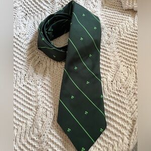 Green Patterned Men's Tie
